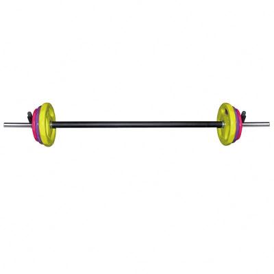 China High quality steel barbell cardio pump aerobic set for sale