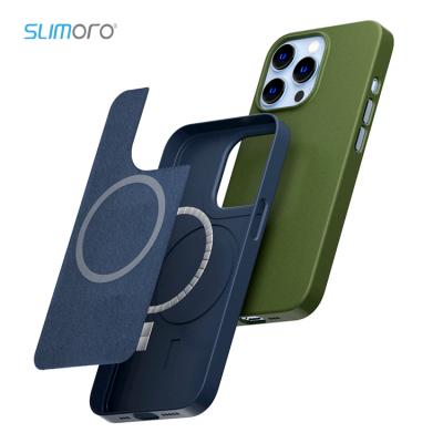 China Slimoro Shockproof Radio Charging iPhone 13 Case Hard PC Cover Device Phone Case For iPhone 13 pro Max Case for sale