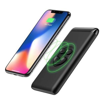 China Luxury Slimoro Slim and Light Portable for Magnetic Wireless Charging Station 5000mah or 10000mah Mini Wireless Charger Qi Charging Power Bank for sale