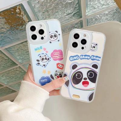 China New Slimoro Shockproof Hot Selling Cute Panda Pattern HD Customize Designer Phone Case Protector Back Cover For iPhone 12 Pro Max Phone Case for sale