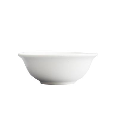 China Viable modern personalized ceramic white pasta bowl small bowl restaurant tableware for fancy hotel for sale