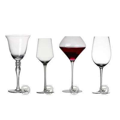 China Custom Home Wine Glass Crystal Wine Bar Viable Creative Glass Goblet for sale