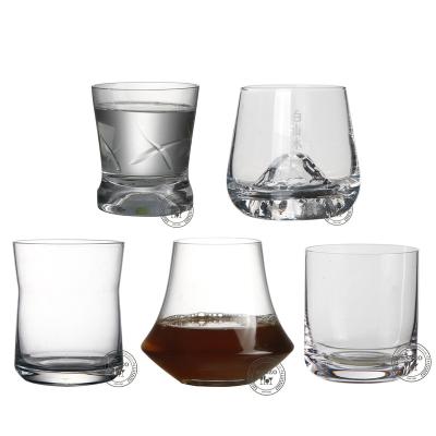 China Classic KOREAN Creative Whiskey K Crystal Glass Transparent Hand Blown Glass for sale