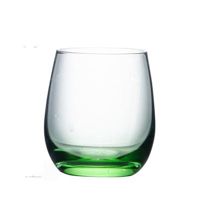 China Eco-friendly Transparent Selling Restaurant Red Wine Glass Stemless White Wine Glass for sale