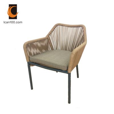 China Turkey Modern American Outdoor Garden Furniture Standard Wicker Rope Chair for sale