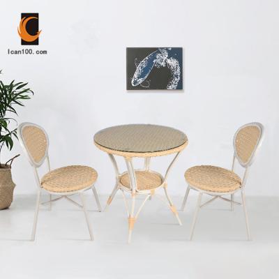 China Adjustable (Other) Tending Round Rustic Scandinavian Products Glass Dining Table for sale