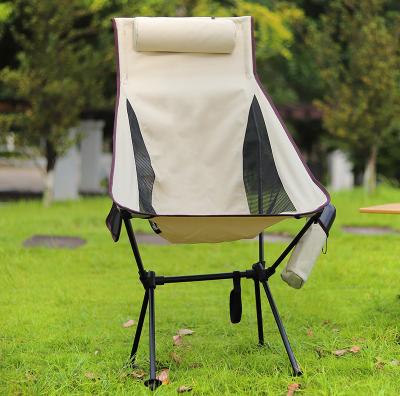 China New Promoted Eco-friendly Outdoor Folding Chair Widened Outdoor Folding Chair Portable Leisure Sketching Beach Camping Fishing Aluminum Alloy for sale