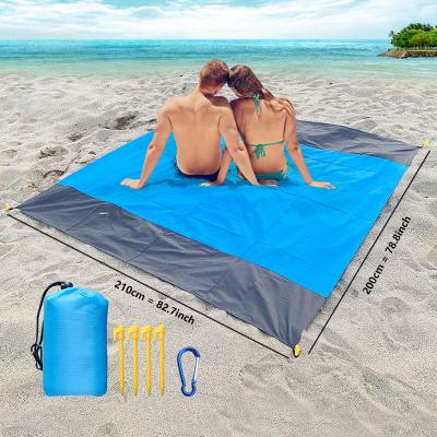 China Modern Waterproof 2x1.4m Waterproof Blanket 2x1.4m Blanket Modern Beach Mat Mattress Portable Lightweight Mat Folding Outdoor Beach Mat for sale