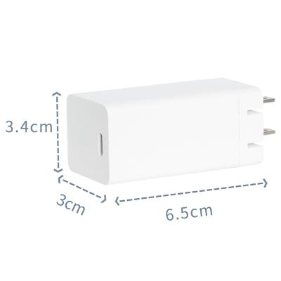 China Wall Left Charger USB C Charger Mobile Phone Player MP3/MP4 Video Game Player 65W 1 Universal Palladium USB C Adapter US/JP Plug With ETL PSE for sale