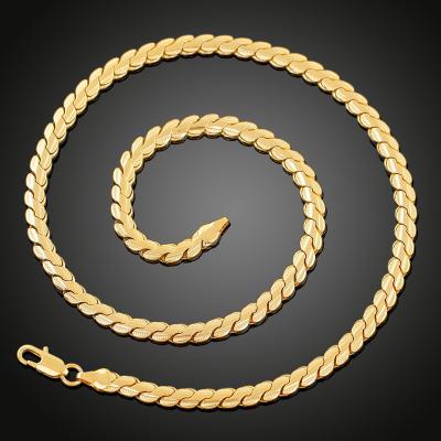 China Small Items Small Items E-commerce Supply Clavicle Chain Yiwu Jewelry Chunky Necklace 18K Gold Plated Casual/Sporty Chain Copper Wholesale for sale