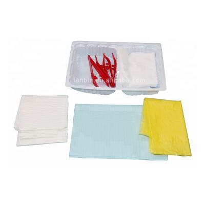 China China Bulk Disposable Sterile Medical Dressing Tray Medical Supplies Sterile Dressing Kit For Medical Class for sale