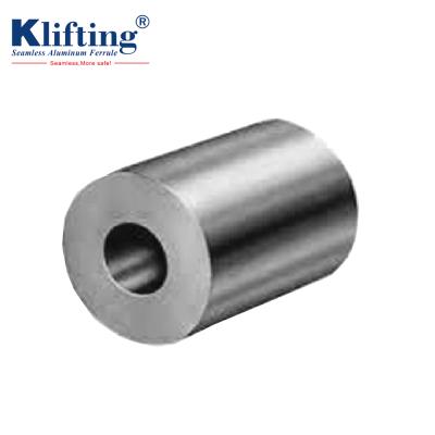 China Wire Rope Fittings Round Aluminum Sleeve Ferrule Makers Aluminum Rope Crimps for sale