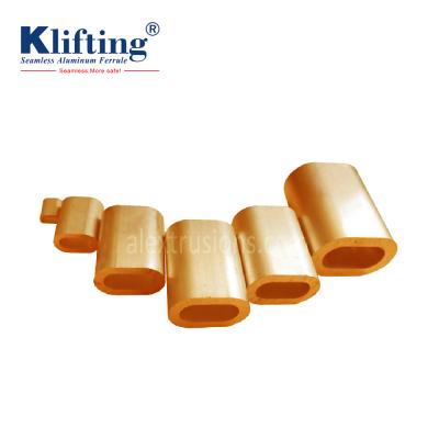 China Safe Cheap Exclusive Safety Swage Copper Ferrule Sleeves In Wire Rope Lifting Crimp Sling for sale