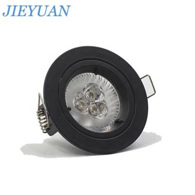 China Modern MR16 GU10 Frame LED Slim Downlight Housing LED Recessed Ceiling Lamp Aluminum Alloy Fixture Die Cast Ceiling Lamp for sale