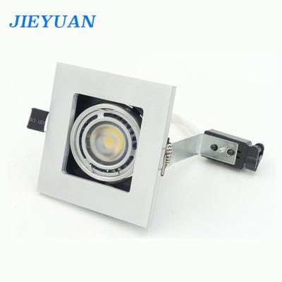 China Indoor Aluminum LED Spotlight Housing 1 COB AR111 and Head Down Light Fixture LED Ceiling Light Lamp GU10 LED for sale