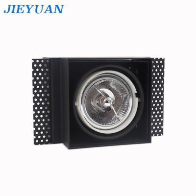 China AR111 Modern Aluminum Grill Light Fixture Single Head Led Indoor Grill Light Ceiling Lamp for sale