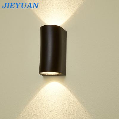 China Outdoor Modern LED Wall Light Waterproof Outdoor Downstairs Cube Sconce Lamp Fixture Outdoor Lamp for sale