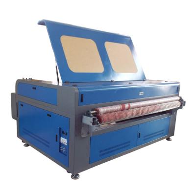 China Laser CUTTING Fabric Roll Cloth Cotton Laser Cutter 1610/Paper CO2 Laser Cutting Machine for sale