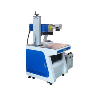 China Laser Steel Leather Wood UV Laser Marking Machine For Crystal Microcarving for sale