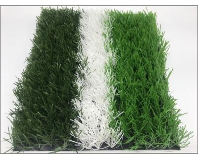 China S shape football artificial grass monofilament durable sports field used 50mm s shaped fake grass lawn à venda