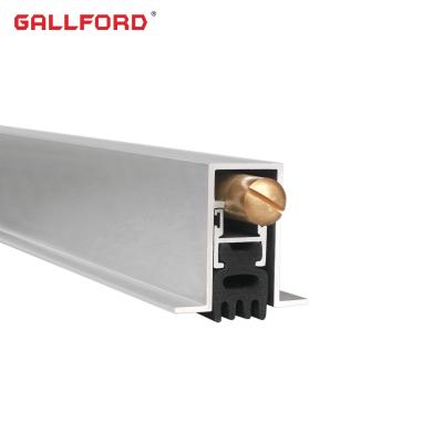 China Modern Automatic Door Bottom Seal GF-B04 710mm Aluminum Door Drop Seal for sale