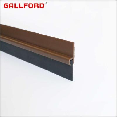 China Modern Self Adhesive Slatted Door Seal Strip Bottom Brush GF-574851 for sale