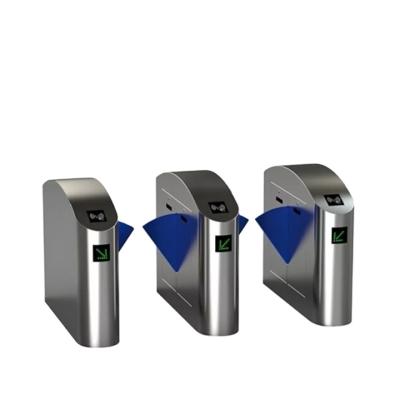 China Stainless Steel/According to customer requirements flap wing gate revolving gate automatic subway station wing barrier entrance and exit management rotation turnstile for sale