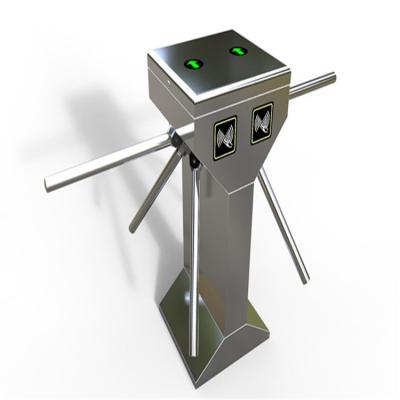 China Stainless steel / according to customer requirements 304 stainless steel tripod turnstile access control turnstile economic and efficient half-height vertical for sale