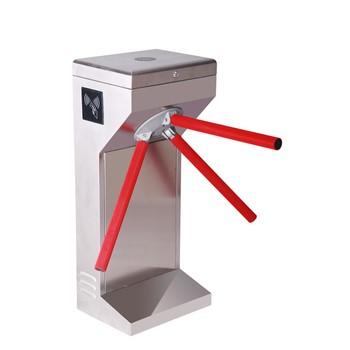 China Stainless steel/according to customer requirements Electronic Tripod Turnstile Face Recognition 3 Arm Security Gate Factory Price Security Entrance Turnstile for sale