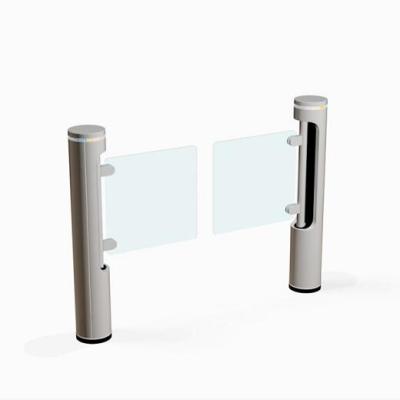 China Stainless Steel/According to Customer Requirements Turnstile Made in China Supermarket Door Swing Dustproof 304 Type Simple and Fast Electronic Control for sale