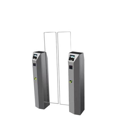 China Stainless steel / according to customer requirements retractable face recognition system and quick transport full-height sliding revolving door for sale