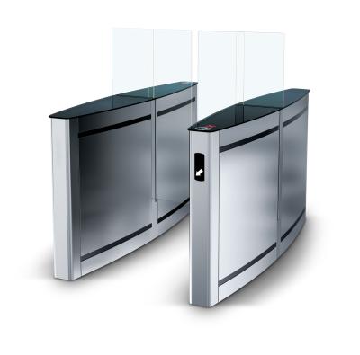 China Stainless steel/according to customer requirements full height turnstile sliding entrance access control sliding automatic turnstile health passage scanner for sale