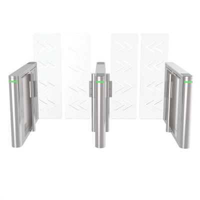 China Stainless Steel/According to Customer Requirements Sliding Automatic Sliding Turnstile Airport High Security Full Height Turnstile Barrier Gate Access Control System for sale