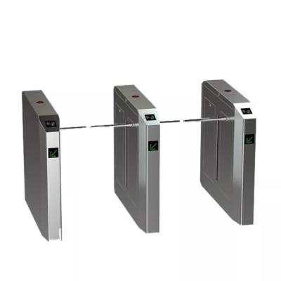 China Stainless steel / according to customer requirements strictly control automatic double door entrance rolling two-leg turnstile turnstile system for sale