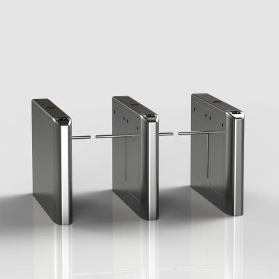 China Stainless Steel/According to Customer Requirements Double Door Entrance Rolling Two-Leg Turnstile Strictly Control Automatic Turnstile System Stainless Steel for sale