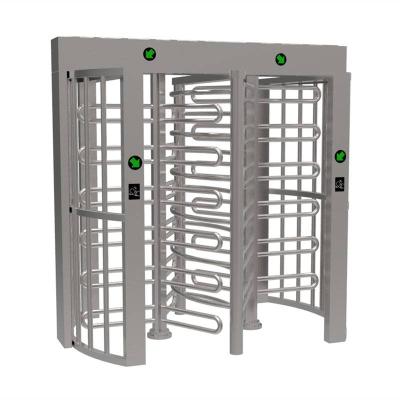 China Stainless Steel / As Per Customer Requirements Full Height Turnstile Automatic Biometric Double Door Security Rotating Turnstile Prison Cheap for sale