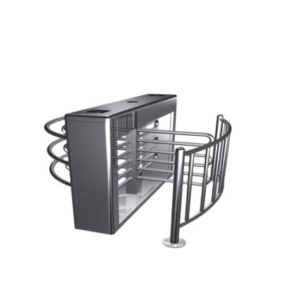 China Stainless Steel / As Per Customer Requirements Electronic Half-height Turnstile Security Stainless Steel Turnstile With RFID Reader Access Control System for sale