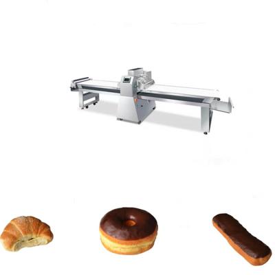 China Automatic double folding table donut machinery production line donut cutter donut forming machine for sale