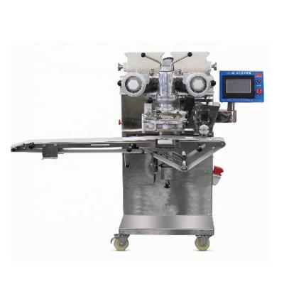 China Various molds for choosing high capacity big maamoul 304ss making machine moon cake encrusting machine with low price for sale