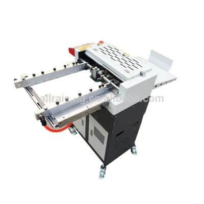 China Factory Automatic Paper Feeding Creasing Machine Suction And Perforating / Air / High Speed ​​Fully Automatic Paper Creasing Machine for sale