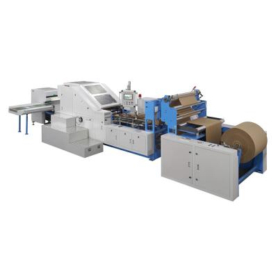 China Building Material Shops Automatic Square Bottom Paper Bag Forming Big Bag Making Machine for sale