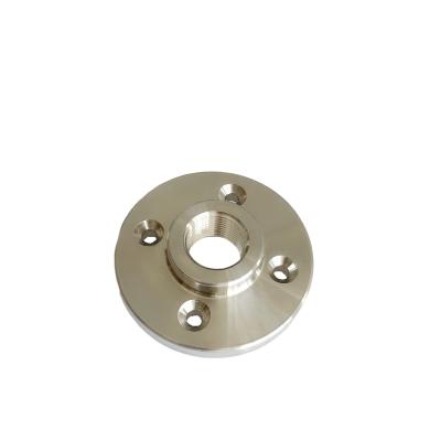 China Custom 304/316/304L/316L 316 Stainless Steel Casting CNC Parts Floor Flange for sale