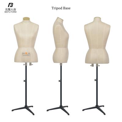 중국 BEIFUFORM Female Uniform Mannequin for Garment Tailors Women's Upper Body Dress Form Cheap 판매용