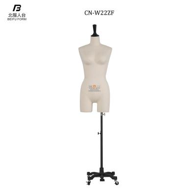 중국 Adjustable Female Tailor Mannequin In Half Body International Standard 판매용