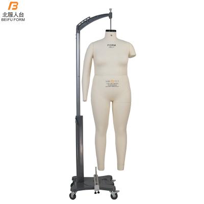 중국 Full Body Female Dress Form Plus Size Mannequis Manikin Collapsible Shoulders For Tailor's Sewing Tailors Dummy 판매용