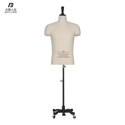 China Uniform Mannequins Male Half Body Mannequin Men's Dress Form Upper-Body for sale