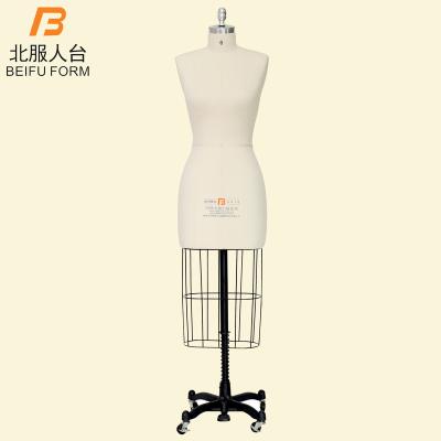 China US Size Mannequin Dress Stand Lady Dress Form for Dressmakers Draping Manikin with Adjustable Height for sale