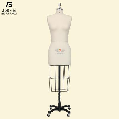 China Beifuform Eu Female Mannequin Dress Stand For Tailor'S Sewing Dress Designing Size 8 With Collapsible Shoulder for sale