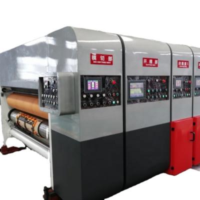 China Factory Canghai High Speed ​​Double Cover Printing Slotting Die-cutter Corrugated Making Machine for sale