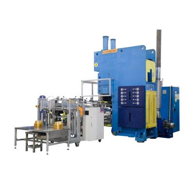 China Factory 45 ton disposable semi autoood aluminum container making machine for sale